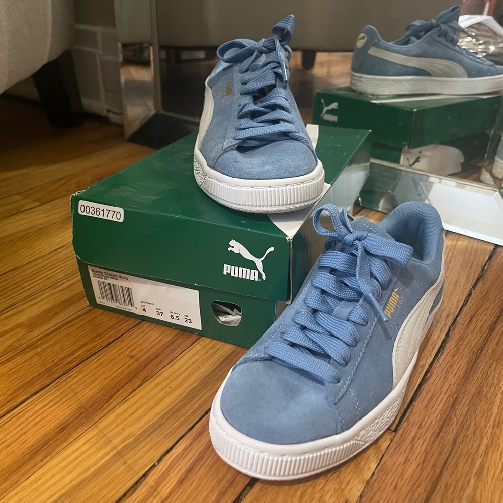 Puma Kids' Blue Sneakers